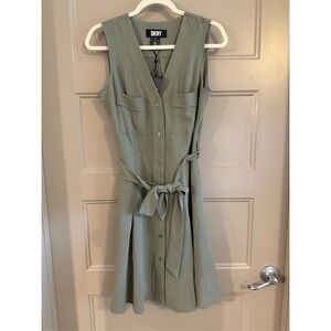 DKNY Olive Green Dress. Size 6